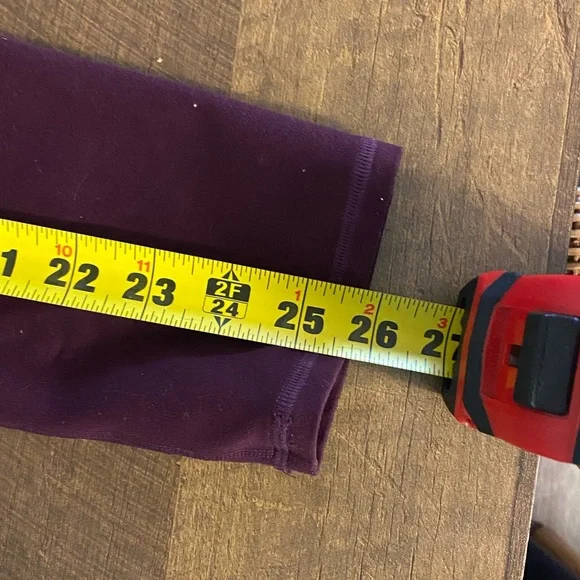 EUC Fabletics Powerhold Deep Purple Leggings and Capri Two Pairs - Picture 9 of 10